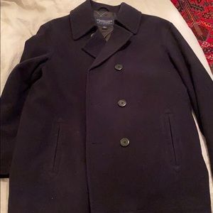 Perfect Navy R&Y Wool Peacoat